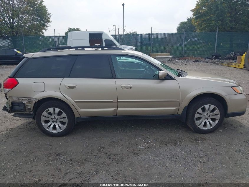 2009 Subaru Outback 2.5I Limited VIN: 4S4BP66C997319132 Lot: 43297410