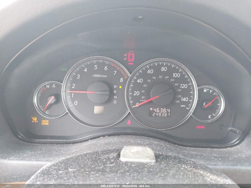 2009 Subaru Outback 2.5I Limited VIN: 4S4BP66C997319132 Lot: 43297410