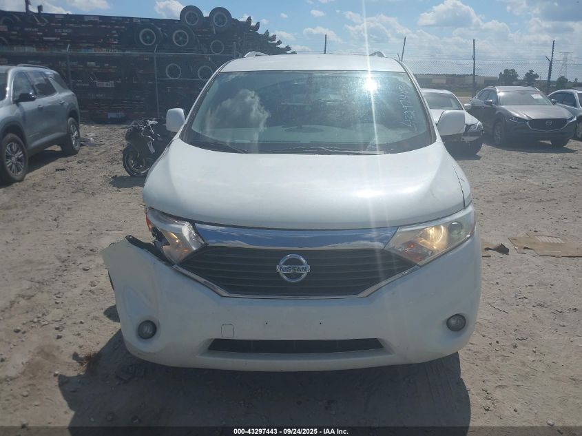 2013 Nissan Quest Le VIN: JN8AE2KP7D9064182 Lot: 43297443