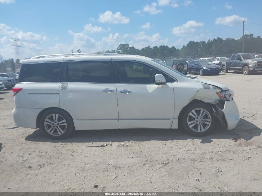 2013 Nissan Quest Le VIN: JN8AE2KP7D9064182 Lot: 43297443