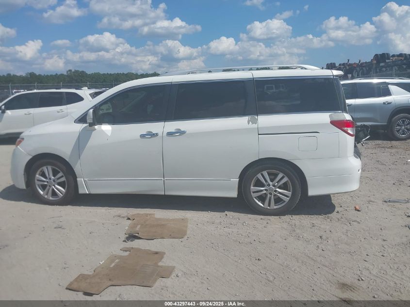 2013 Nissan Quest Le VIN: JN8AE2KP7D9064182 Lot: 43297443