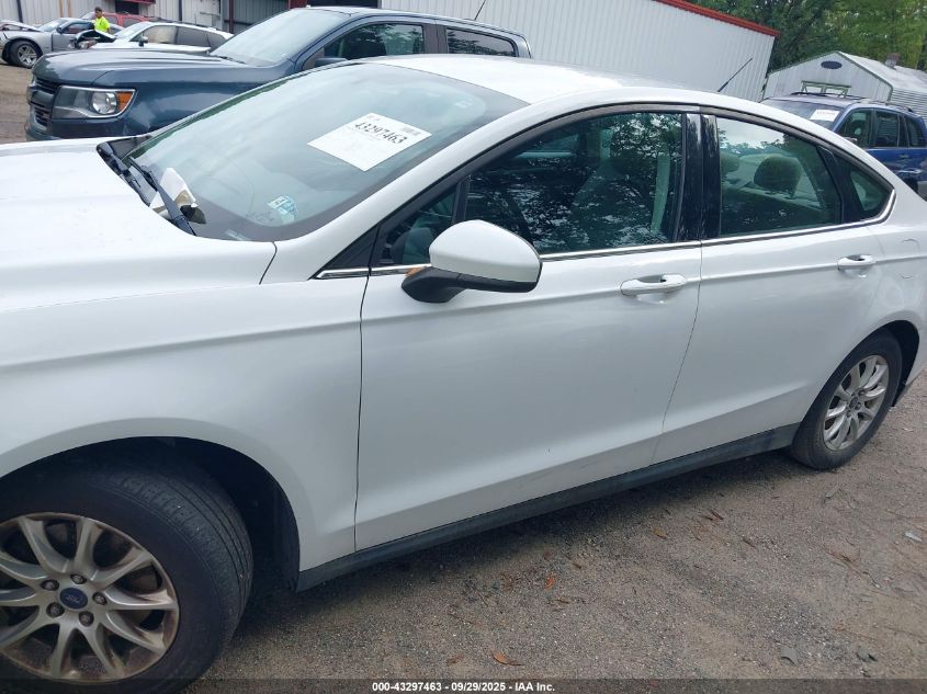 2016 Ford Fusion S VIN: 3FA6P0G75GR369316 Lot: 43297463