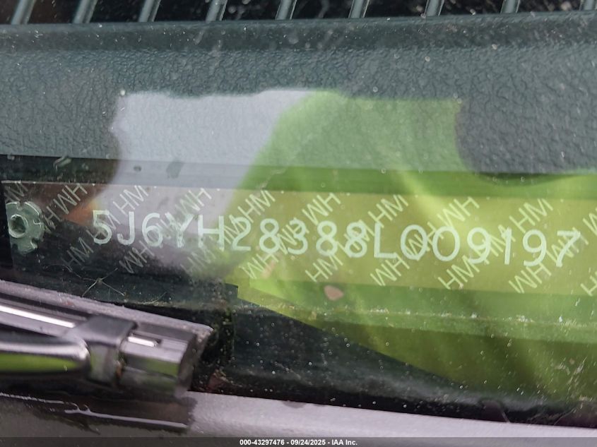 2008 Honda Element Lx VIN: 5J6YH28388L009197 Lot: 43297476