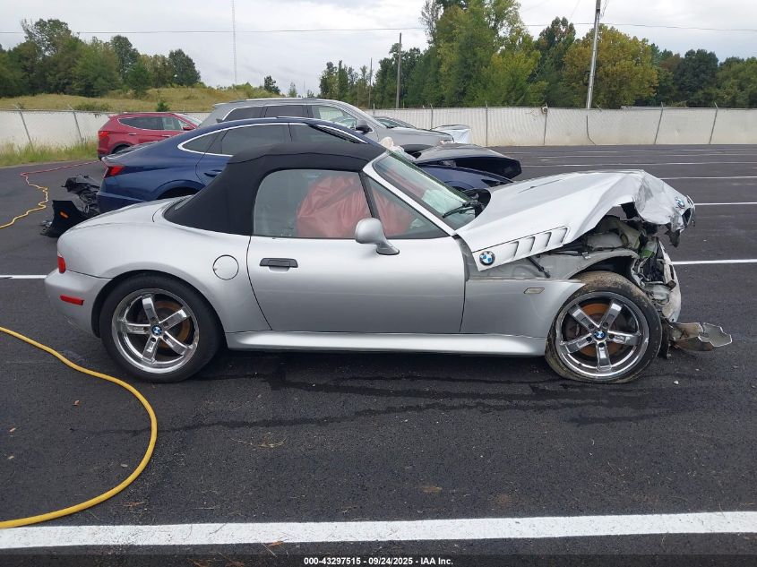 2001 BMW Z3 3.0I VIN: WBACN53461LL48764 Lot: 43297515