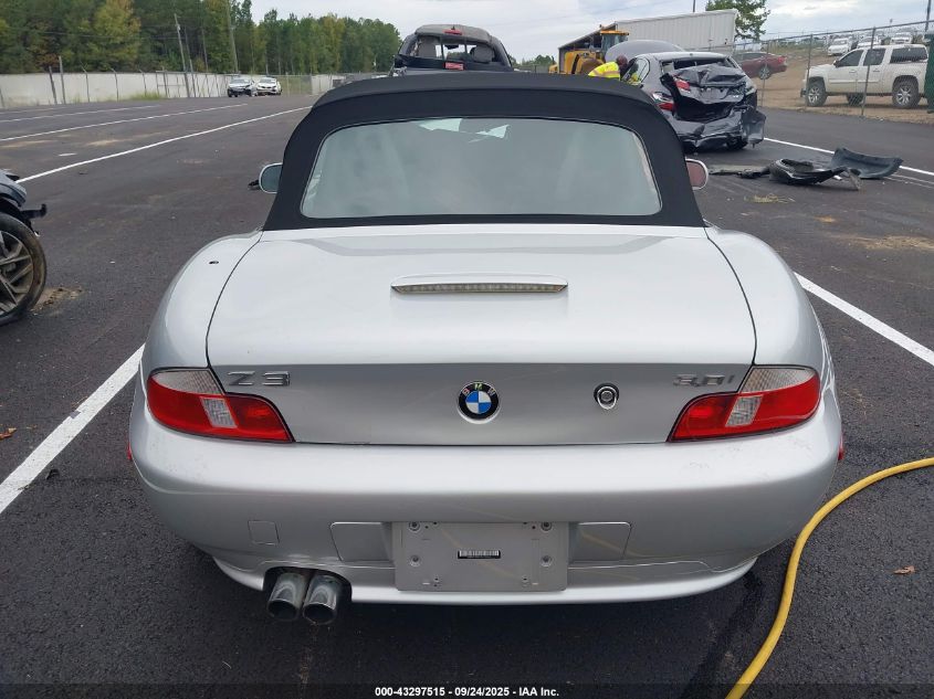 2001 BMW Z3 3.0I VIN: WBACN53461LL48764 Lot: 43297515