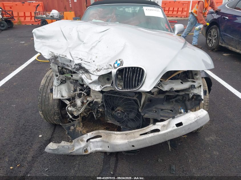 2001 BMW Z3 3.0I VIN: WBACN53461LL48764 Lot: 43297515