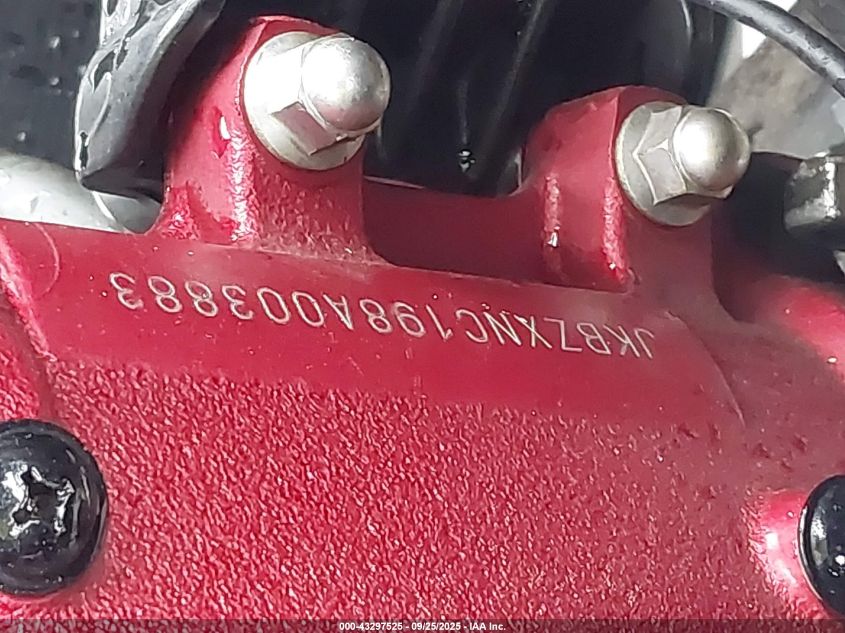 2008 Kawasaki Zx1400 C VIN: JKBZXNC198A003883 Lot: 43297525