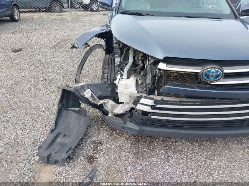 2019 Toyota Highlander Hybrid Xle VIN: 5TDJGRFH8KS076275 Lot: 43297558