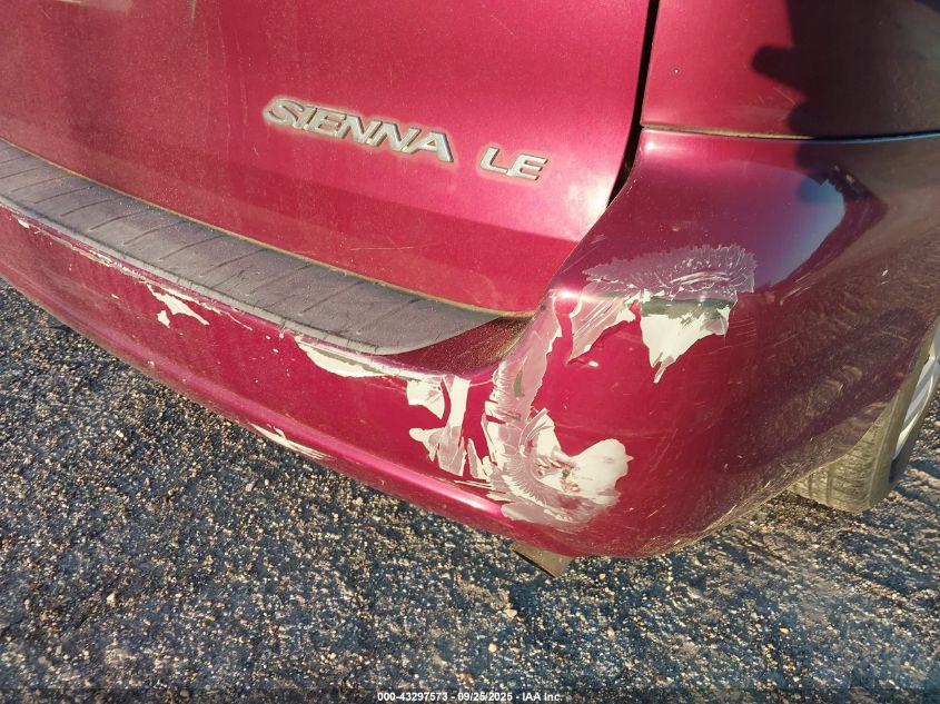 2008 Toyota Sienna Le VIN: 5TDZK23C88S172725 Lot: 43297573