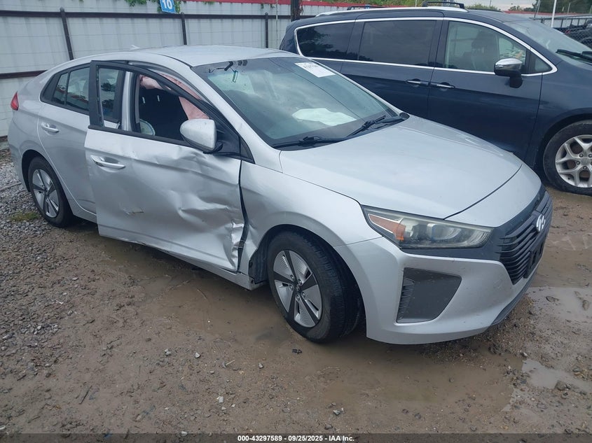 2018 HYUNDAI IONIQ HYBRID BLUE - KMHC65LC4JU100168