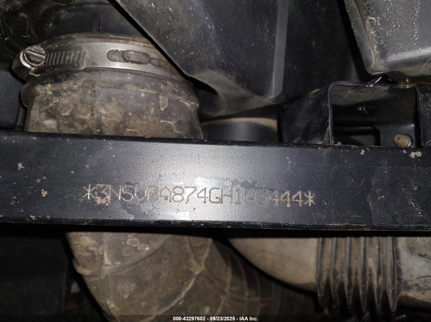 2016 Polaris Rzr S 900 VIN: 3NSVBA874GH103444 Lot: 43297602