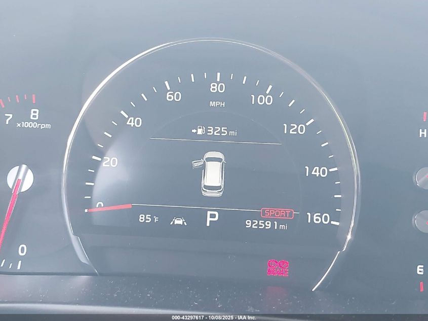 2020 Kia Sorento 3.3L Ex VIN: 5XYPH4A57LG647289 Lot: 43297617