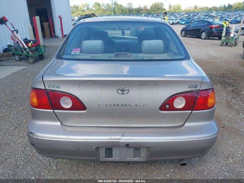 2001 Toyota Corolla Ce VIN: 2T1BR12E31C515448 Lot: 43297725