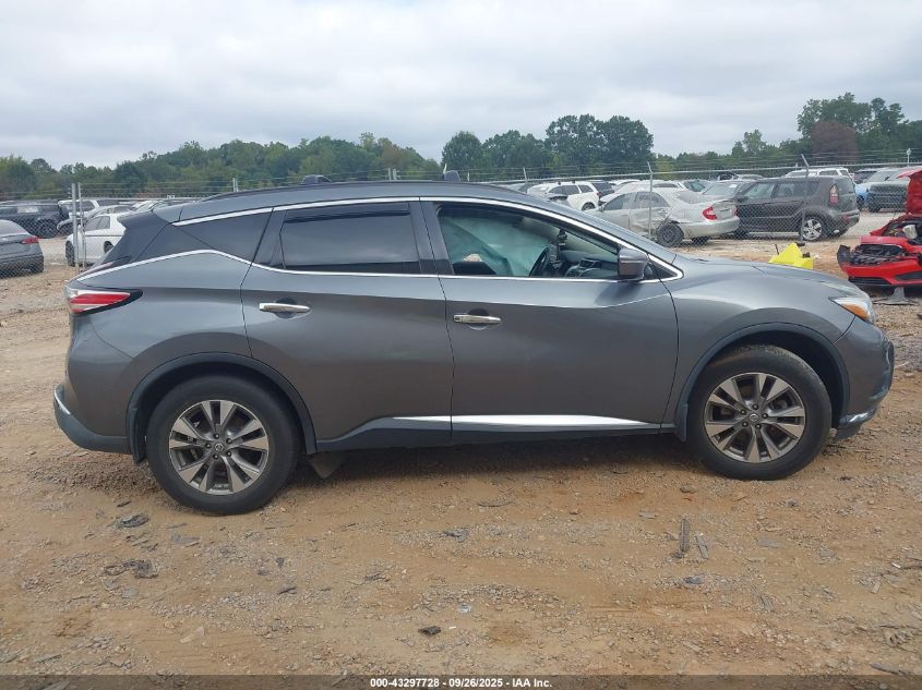 2015 Nissan Murano Sv VIN: 5N1AZ2MHXFN262752 Lot: 43297728