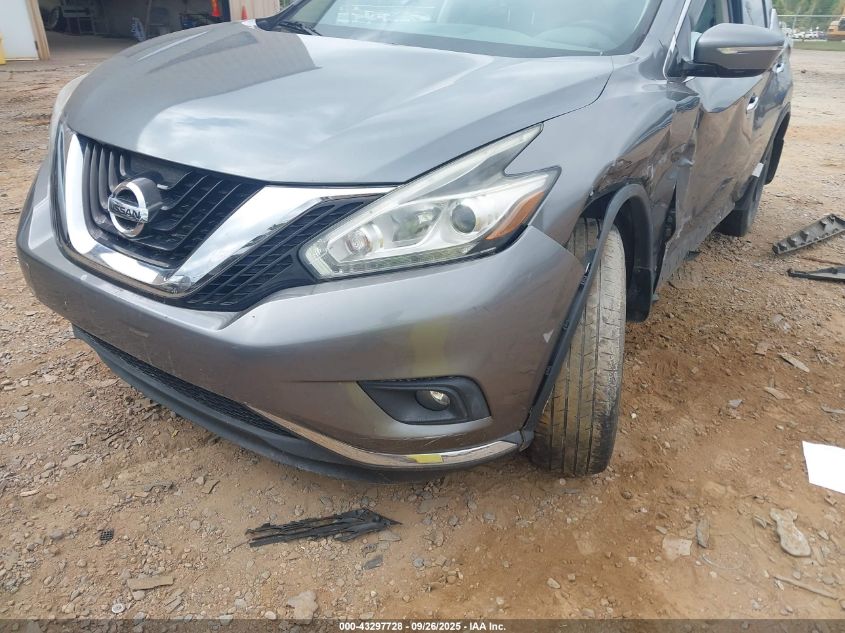 2015 Nissan Murano Sv VIN: 5N1AZ2MHXFN262752 Lot: 43297728