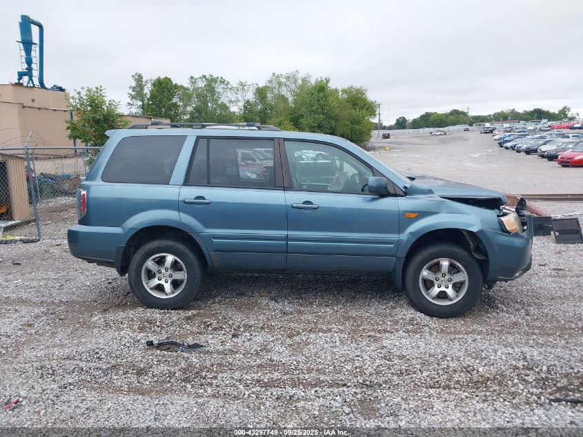 2008 Honda Pilot Ex-L VIN: 5FNYF18608B009830 Lot: 43297749