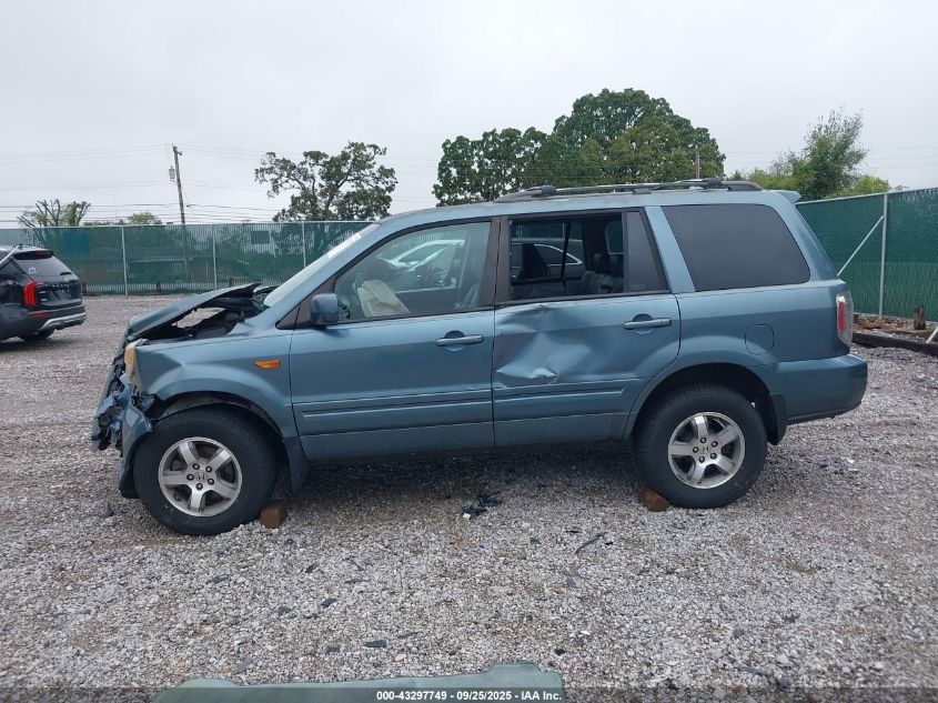 2008 Honda Pilot Ex-L VIN: 5FNYF18608B009830 Lot: 43297749