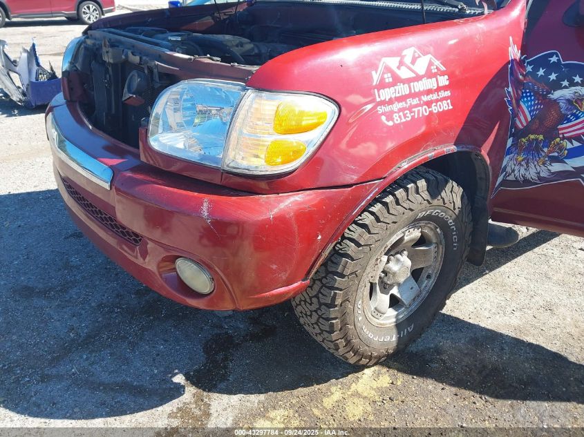 2004 Toyota Tundra Sr5 V8 VIN: 5TBET34174S445185 Lot: 43297784