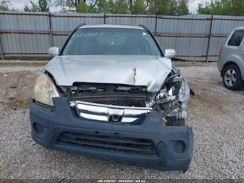 2006 Honda Cr-V Ex VIN: SHSRD78886U434863 Lot: 43297807