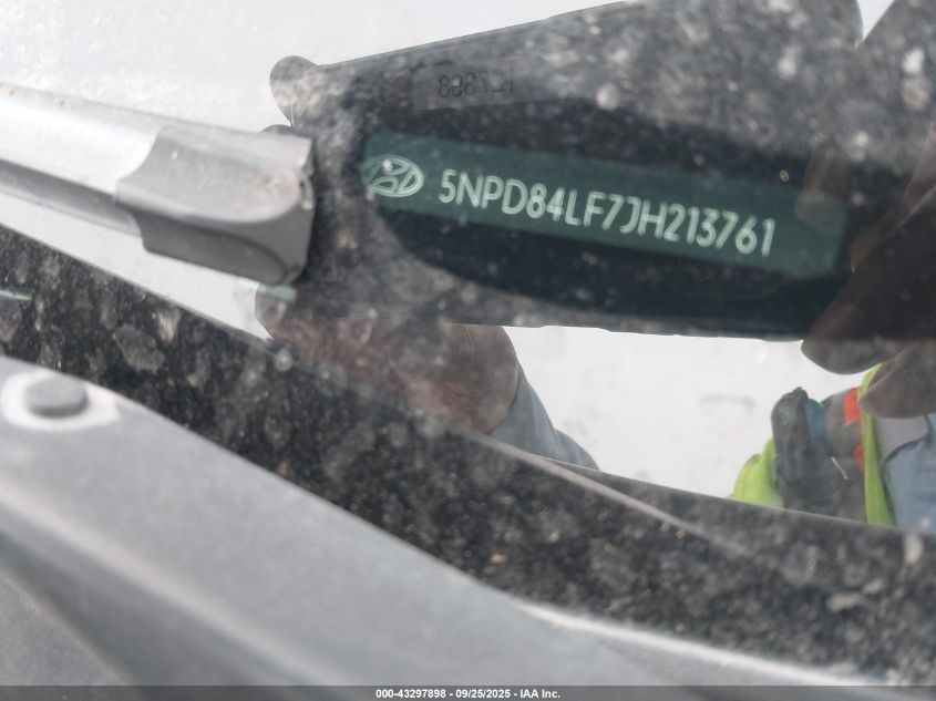 2018 Hyundai Elantra Sel VIN: 5NPD84LF7JH213761 Lot: 43297898