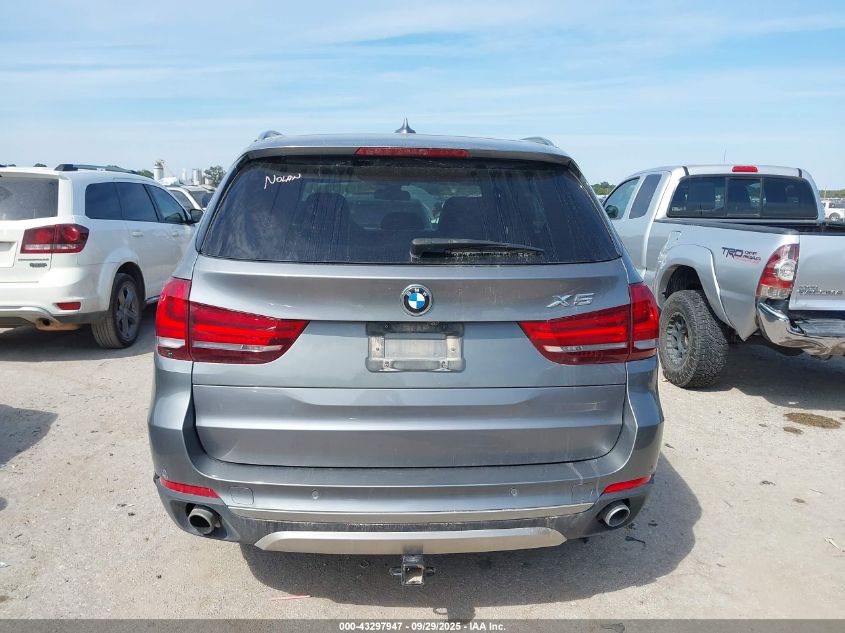 2017 BMW X5 xDrive35I VIN: 5UXKR0C33H0V76289 Lot: 43297947