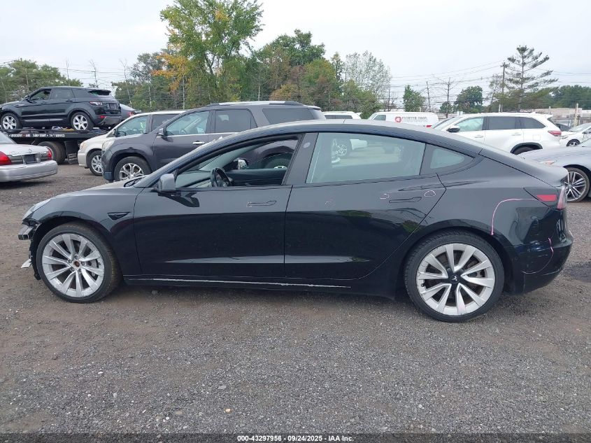 2021 Tesla Model 3 Long Range Dual Motor All-Wheel Drive VIN: 5YJ3E1EB9MF855544 Lot: 43297956