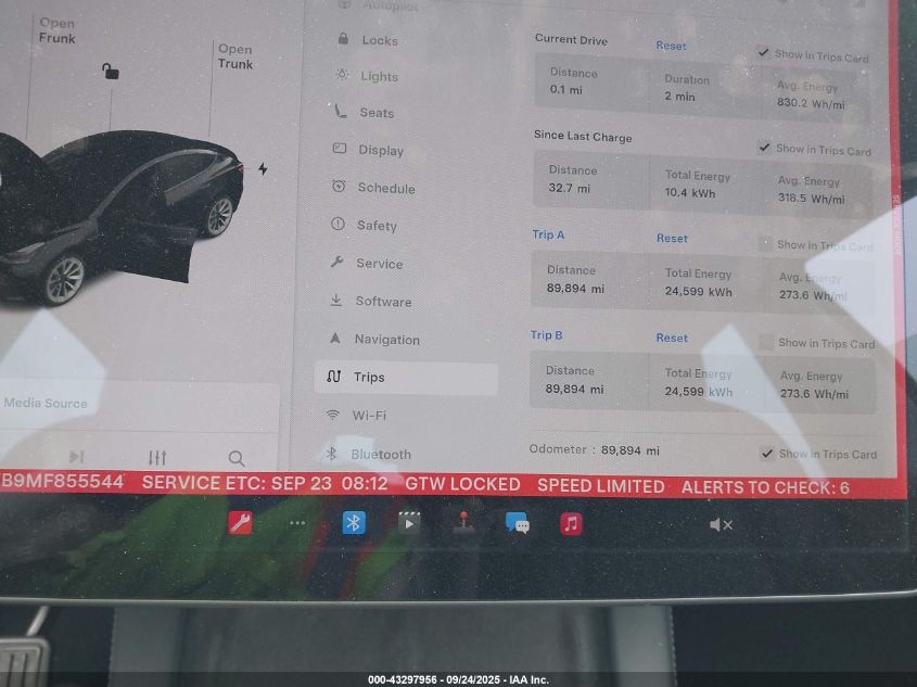 2021 Tesla Model 3 Long Range Dual Motor All-Wheel Drive VIN: 5YJ3E1EB9MF855544 Lot: 43297956