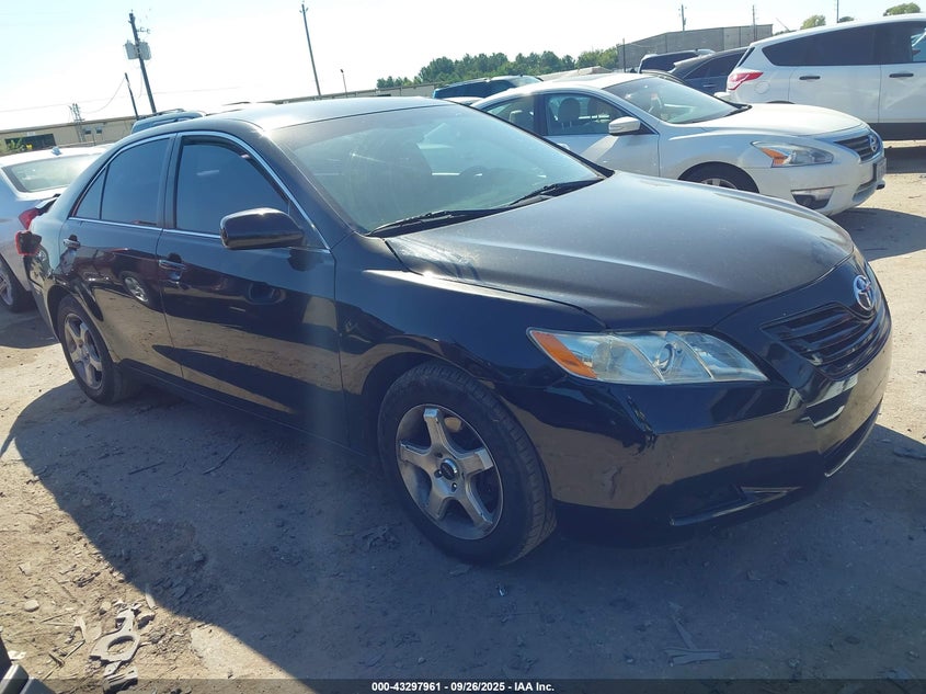 2009 Toyota Camry Le black sedan gasoline 4T4BE46K49R112477 photo #1