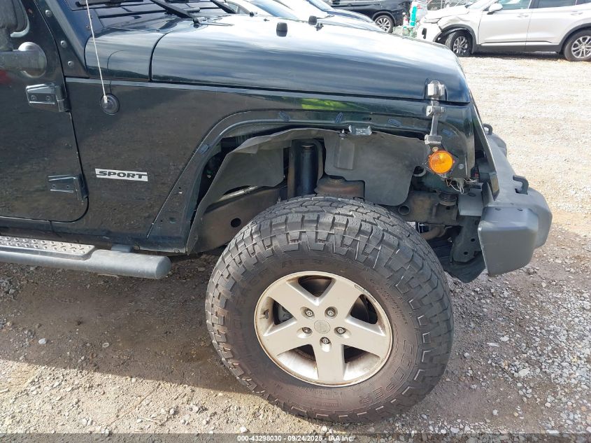 2012 Jeep Wrangler Unlimited Sport VIN: 1C4BJWDG7CL181858 Lot: 43298030