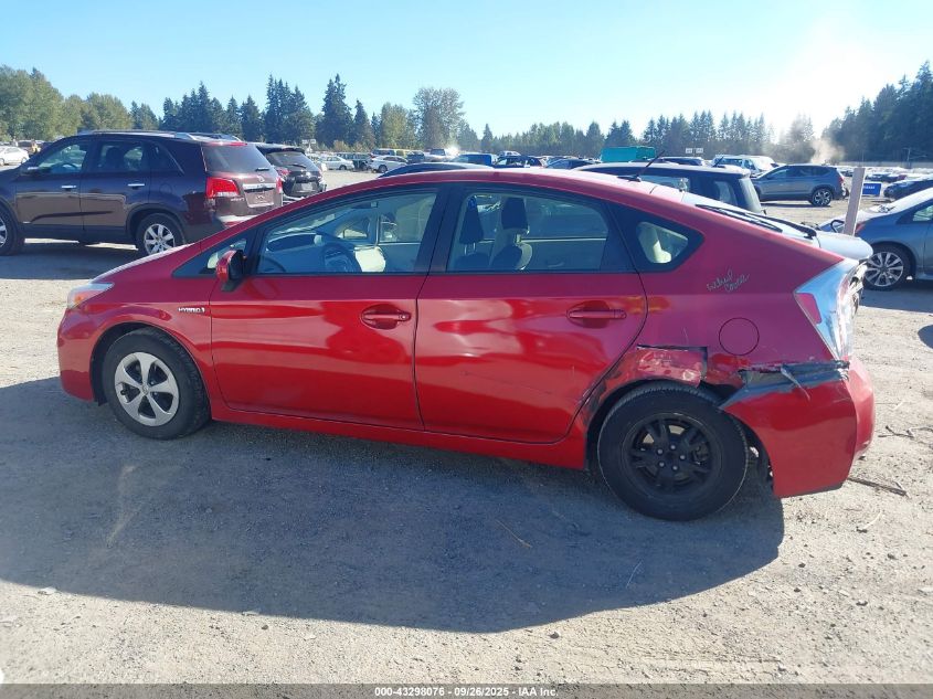 2012 Toyota Prius Three VIN: JTDKN3DUXC0335019 Lot: 43298076