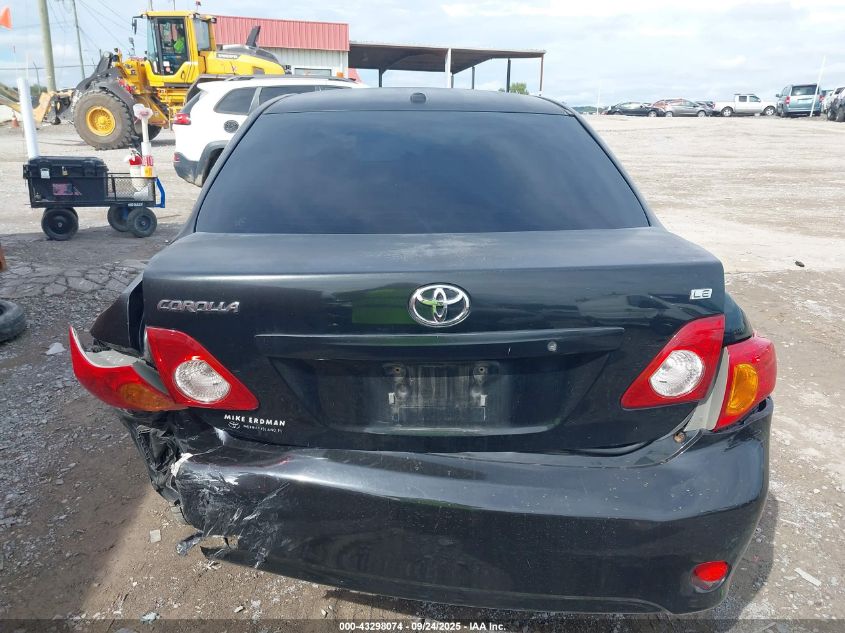 2009 Toyota Corolla Le VIN: JTDBL40E599019574 Lot: 43298074