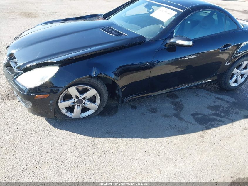 2008 Mercedes-Benz Slk 280 VIN: WDBWK54F48F183135 Lot: 43298103