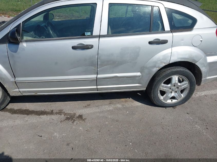 2007 Dodge Caliber Sxt VIN: 1B3HB48BX7D592716 Lot: 43298148