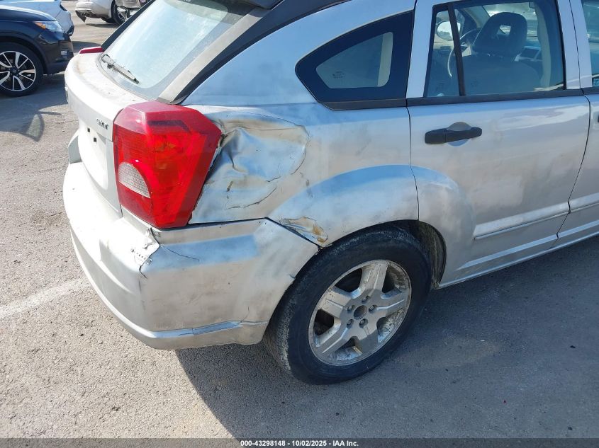 2007 Dodge Caliber Sxt VIN: 1B3HB48BX7D592716 Lot: 43298148