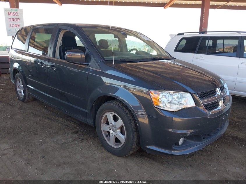2012 Dodge Grand Caravan Crew grey van flexible 2C4RDGDG5CR105428 photo #1