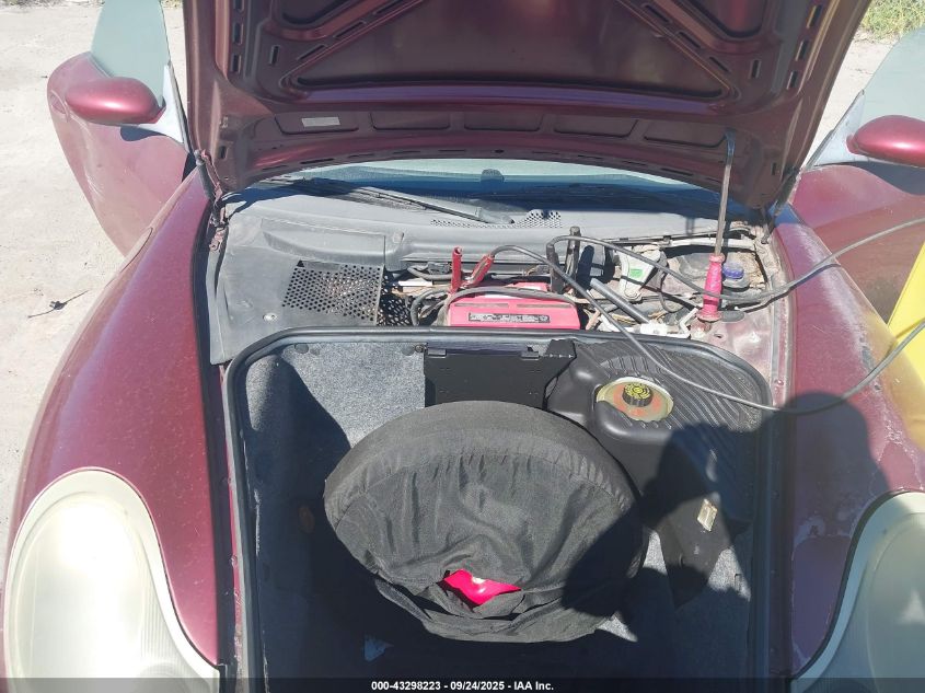 1997 Porsche Boxster VIN: WP0CA2985VS622944 Lot: 43298223