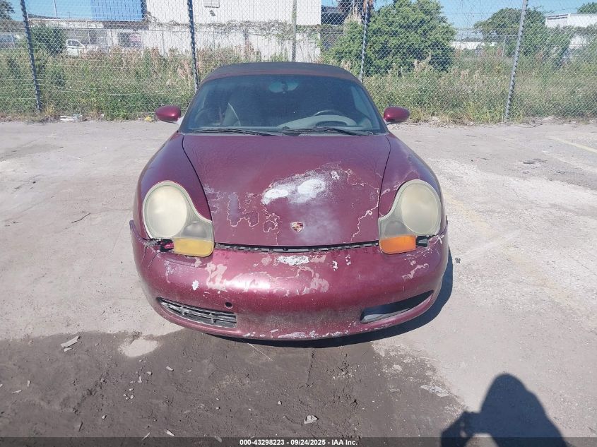 1997 Porsche Boxster VIN: WP0CA2985VS622944 Lot: 43298223