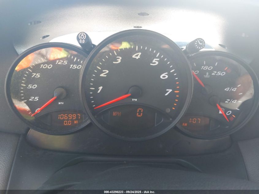 1997 Porsche Boxster VIN: WP0CA2985VS622944 Lot: 43298223