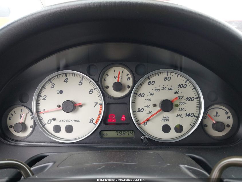 2004 Mazda Mx-5 Miata Cloth VIN: JM1NB353740401765 Lot: 43298236