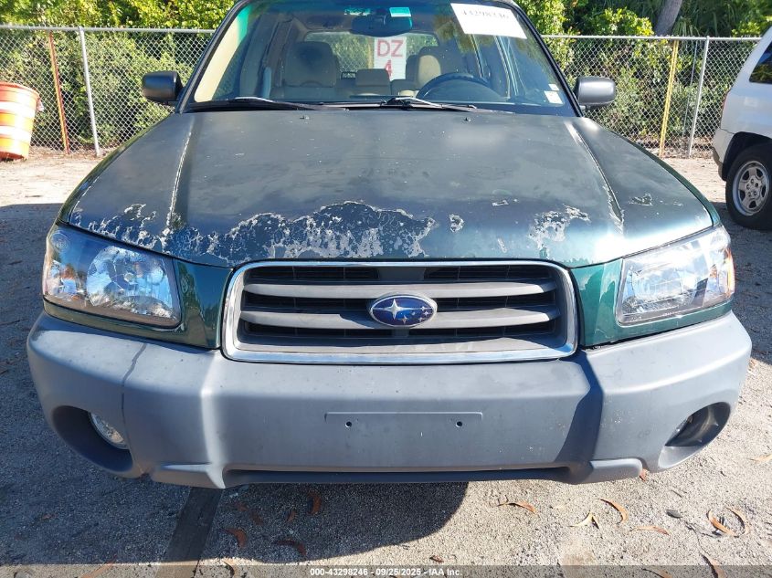 2004 Subaru Forester 2.5X VIN: JF1SG63624H703636 Lot: 43298246