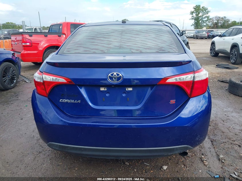 2015 Toyota Corolla S Premium VIN: 5YFBURHE1FP344825 Lot: 43298312