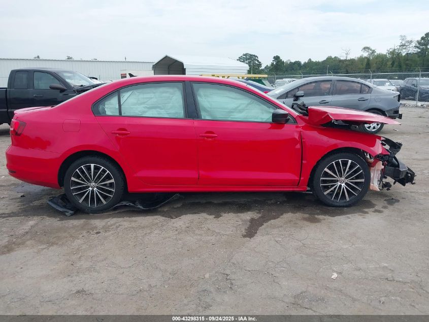 2015 Volkswagen Jetta 1.8T Sport VIN: 3VWD17AJ7FM344300 Lot: 43298315
