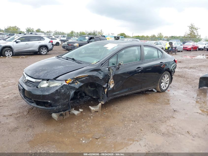 2012 Honda Civic Ex VIN: 2HGFB2F83CH309265 Lot: 43298350