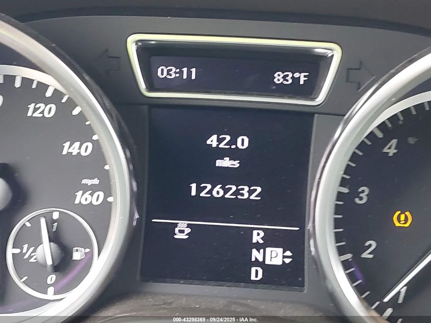 2012 Mercedes-Benz Ml 350 4Matic VIN: 4JGDA5HB6CA011077 Lot: 43298369