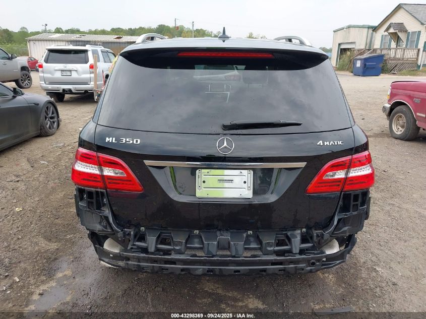 2012 Mercedes-Benz Ml 350 4Matic VIN: 4JGDA5HB6CA011077 Lot: 43298369