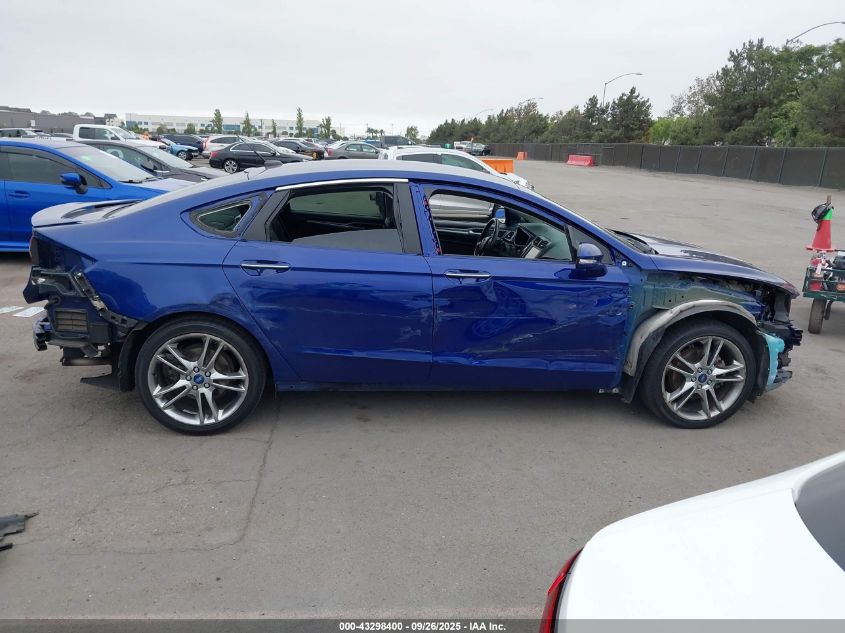 2013 Ford Fusion Titanium VIN: 3FA6P0K94DR261290 Lot: 43298400