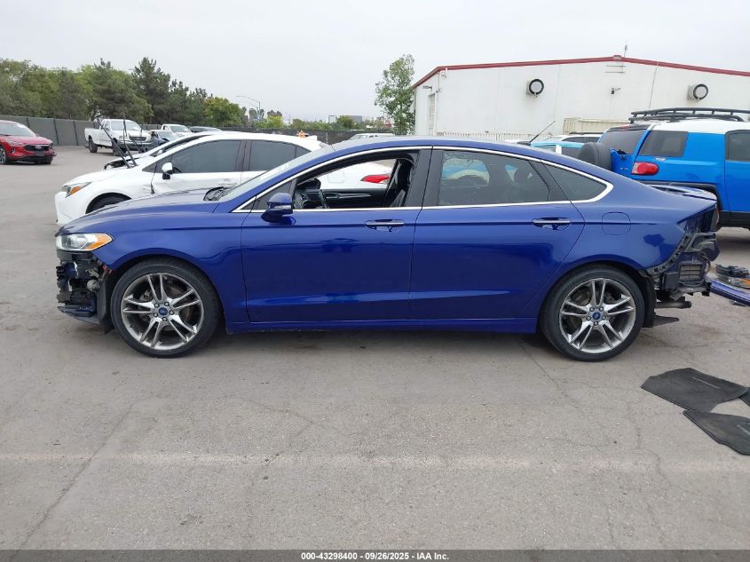 2013 Ford Fusion Titanium VIN: 3FA6P0K94DR261290 Lot: 43298400
