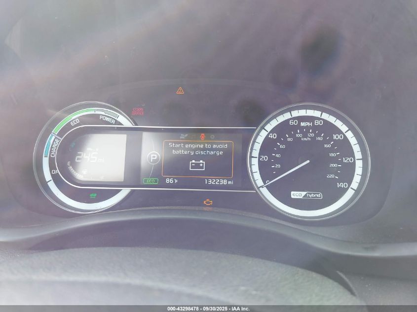 2019 Kia Niro Lx VIN: KNDCB3LCXK5262841 Lot: 43298478