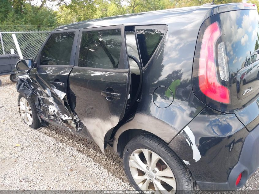 2014 Kia Soul + VIN: KNDJP3A55E7060950 Lot: 43298503