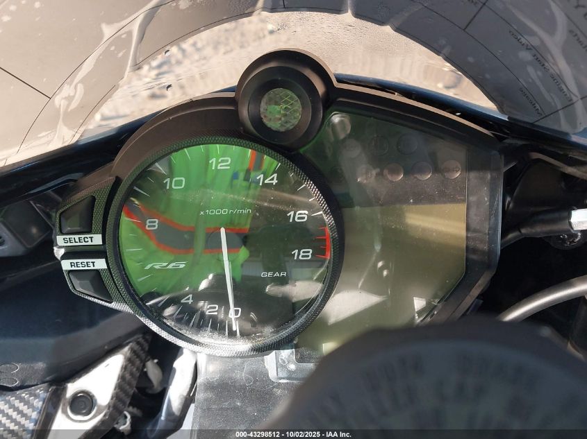 2018 Yamaha Yzfr6 VIN: JYARJ28E4JA003880 Lot: 43298512